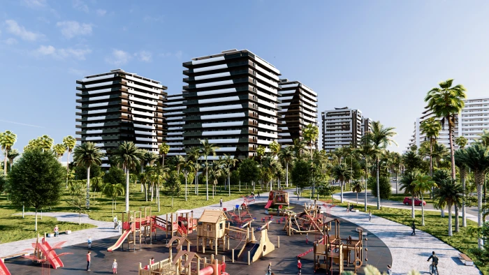 Larimar City boulevard and park, Punta Cana (shared area)