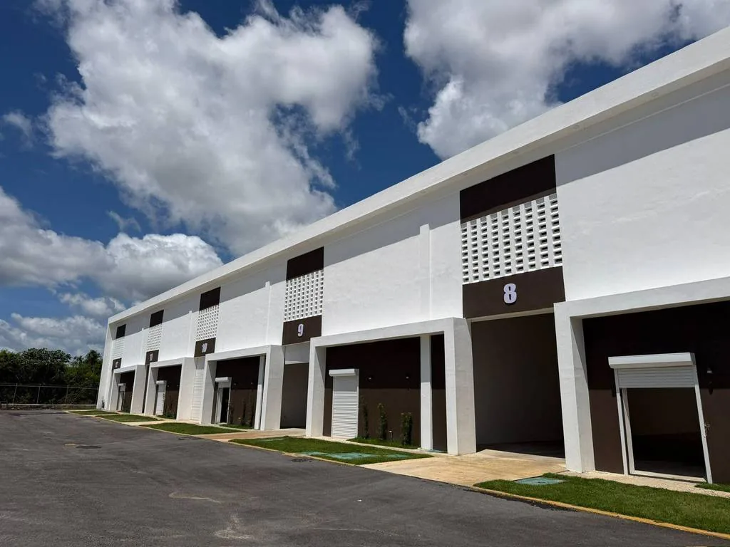 Row of industrial warehouses for rent on Av. Punta Cana, Punta Cana