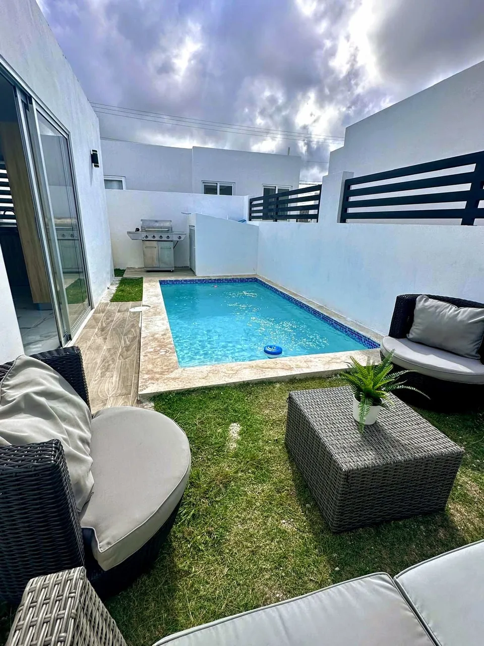 Furnished 2-bedroom house with pool for rent in Primaveral II Punta Cana
