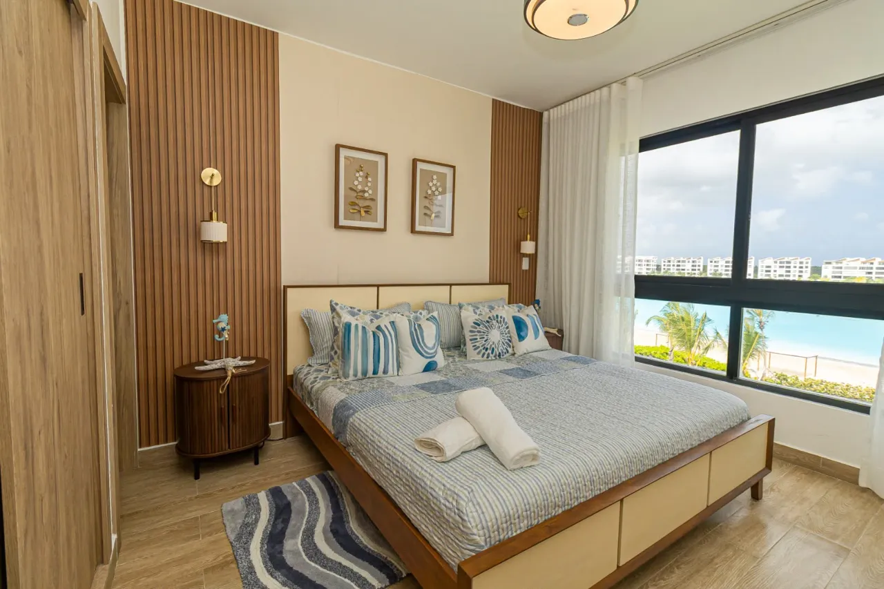 Furnished 2-bedroom apartment for rent in The Beach Punta Cana